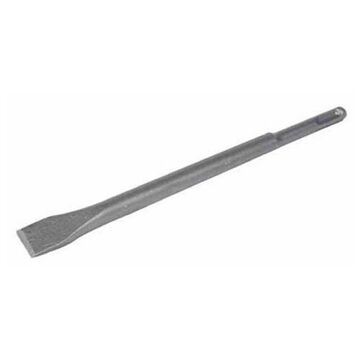Chisel, High Grade Forged Steel, 1 in Tip, 18 in lg, Flat, SDS-Max