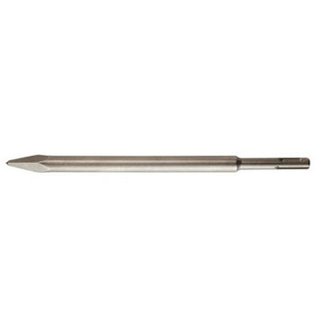 Chisel, High Grade Forged Steel, 1.8125 in Tip, 10 in lg, Bull Point, SDS-Plus