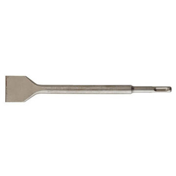 Chisel, High Grade Forged Steel, 3/4 in Tip, 10 in lg, Flat, SDS-Plus