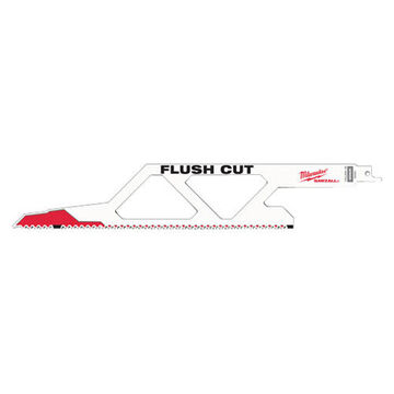 Blade Tapered Back Thin Kerf Profile, 6 Tpi, 3/4 In Wd, 5 In Lg, 0.05 In Thk, Bi-metal 