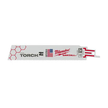 Blade Double Duty Straight Back, 18 Tpi, 1 In Wd, 6 In Lg, 0.042 In Thk, Bi-metal 