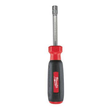 Hollow Shaft Nut Driver, 6 mm Drive, 7 in lg, Alloy Steel