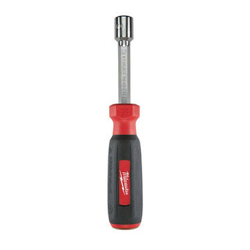 Magnetic Nut Driver, 7/16 in Drive, 7 in lg, Alloy Steel
