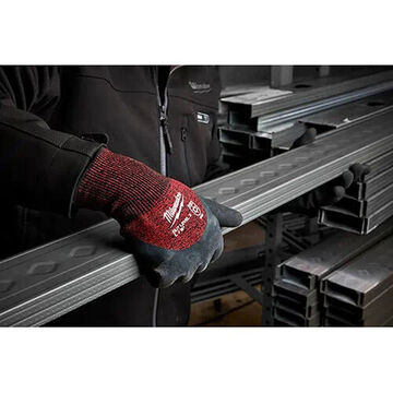 Winter Safety Gloves, Medium, 3.74 in lg, Latex