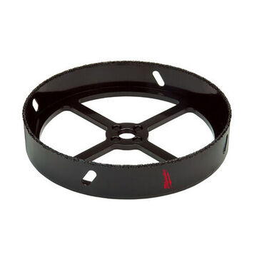 Hole Saw Recessed Light, 1 In Dp Cut, 6-7/8 In Dia, 1-3/4 In Lg, High Speed Steel