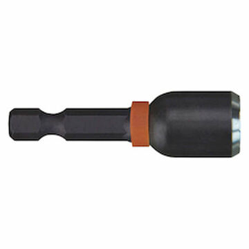 Magnetic Nut Driver, 7/16 in Drive, 1-7/8 in lg, Alloy Steel
