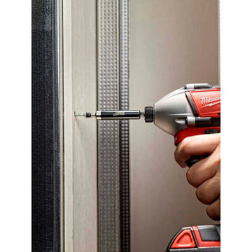 Nut Driver Magnetic, 1/4 In Drive, 1-7/8 In Lg, Alloy Steel