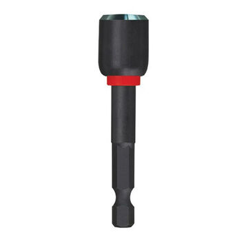 Magnetic Nut Driver, 1/2 in Drive, 2-9/16 in lg, Alloy Steel