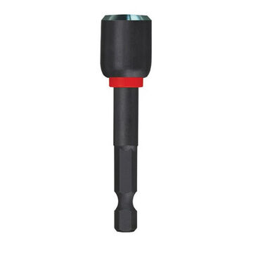 Nut Driver Magnetic, 1/2 In Drive, 2-9/16 In Lg, Alloy Steel