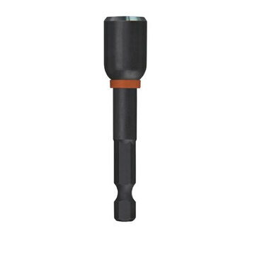 Nut Driver Magnetic, 12 Mm Drive, 2-9/16 In Lg, Alloy Steel