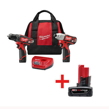 Combo Kit 2-tool, 1000 In-lb, 500 Rpm