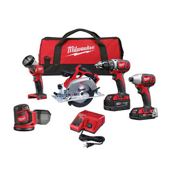 5-Tool Combo Kit, 9.44 in lg, 1500 in-lb, 2750 rpm