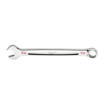 Combination Wrench, Steel, 9/16 in Opening, 7.48 in lg