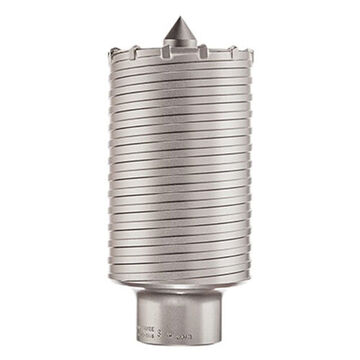Thick Wall Core Bit Adapter, Steel, 12 in lg, 12 in, 1-1/2 to 6 in Shank