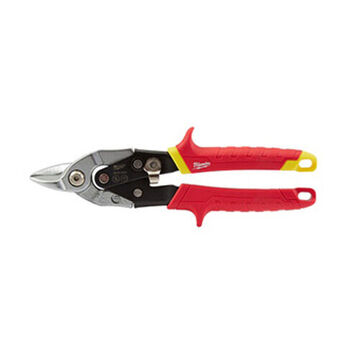 Bulldog Aviation Snip, 9-1/2 in lg, Red Steel, 4-1/2 in lg Cut