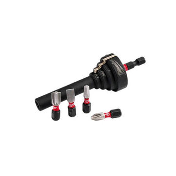 Bit Holder Conduit Reaming, 1/4 In Drive, 4 In, High Speed Steel