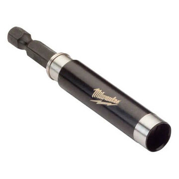 Bit Holder Impact Magnetic, 1/4 In Drive, 3 In, Alloy Steel
