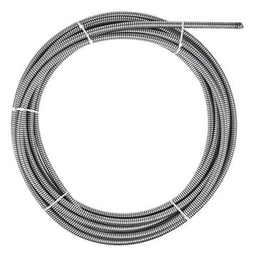 Inner Core Drum, Tw Ic Drain Cable, Steel, 5/8 in Dia, 100 ft lg