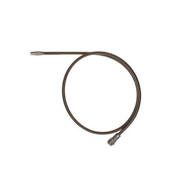 Urinal Auger Replacement Cable, Steel, 3/8 in Dia, 4 ft lg