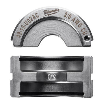 Die Upper And Lower Crimping Tool, 6 Ton, 2/0 Awg