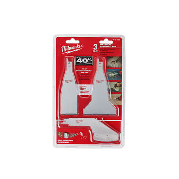 Blade Set Scraper, Stainless Steel, 5-1/2 In Lg, 0.063 In Thk