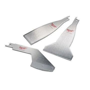 Scraper Blade Set, Stainless Steel, 5-1/2 in lg, 0.063 in thk