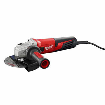 Small Angle Grinder, 6 in Dia, Metal, 12.2 in lg, 9000 rpm, 120 VAC, 13 A