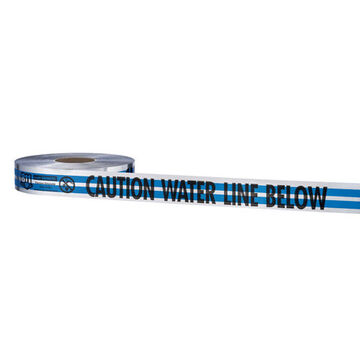 Safety Tape Detectable, 2 In X 1000 Ft X 5 Mil, Blue