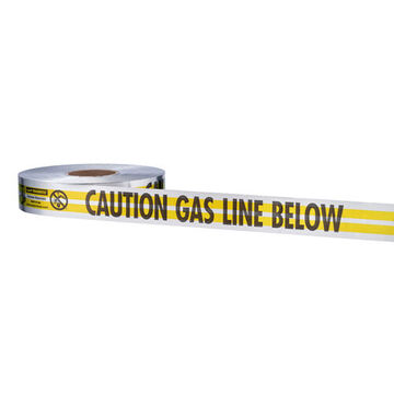 Safety Tape Detectable, 2 In X 1000 Ft X 5 Mil, Yellow
