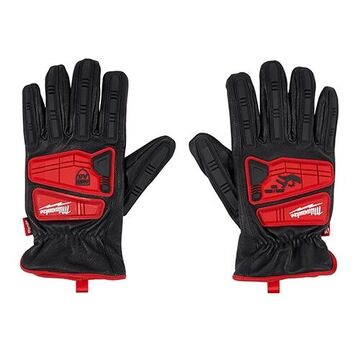 Heavy-Duty Work Leather Gloves, Top Grain Goatskin Leather, 2X-Large