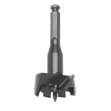 Bit Selfeed Drill, 2 In Dia X 6 In Lg, 7/16 In Shank, Alloy Steel