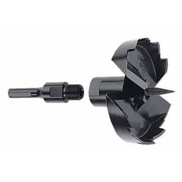 Drill Bit Selfeed, 3-5/8 In Dia X 6 In Lg, 7/16 In Shank, Alloy Steel