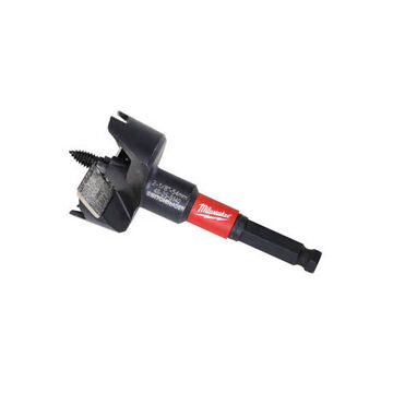 Selfeed Drill Bit, 2-1/8 in Dia x 5 in lg, 7/16 in Shank, High-Speed Steel/Hardened Steel Blade