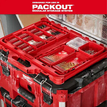 Drill Bit Set Impact-duty, Black Oxide High Speed Steel, 135 Deg, 23 Pieces