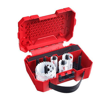 Hole Saw Kit Multi-purpose, Carbide, 9 Pieces