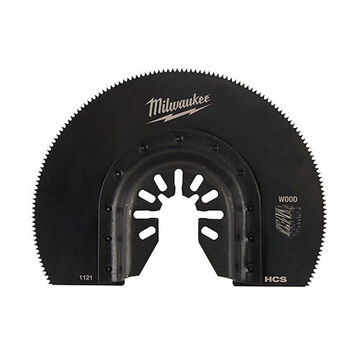 Blade Oscillating, Segmented Multi-tool, 0.75 In Lg, High Carbon Steel