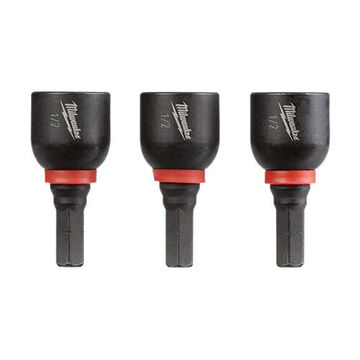 Insert Nut Driver Set, 1/2 in Point, 1-1/2 in lg, 3 Pieces