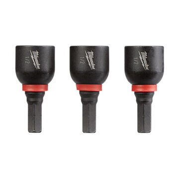 Set Insert Nut Driver, 1/2 In Point, 1-1/2 In Lg, 3 Pieces