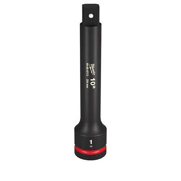 Extension Dual Hole Impact Socket, Black Chromium Molybdenum, 3/4 In Drive, 10 In Lg