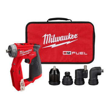 Drill Driver Installation, Pistol Grip Handle, 3/8 In Chuck, 1600 Rpm, 300 In-lb Torque, 12 Vdc, 1.8 In X 7 In