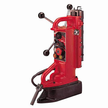 Electromagnetic Drill Press Base, 120 VAC, 12.5 A, 1 in Chuck, 9 in Travel, 4-1/4 in x 11 in x 17-1/4 in