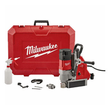 Drill Kit Magnetic Corded, Steel, 7-1/2 In Wd, 13-3/4 In Lg, 120 Vac, Lithium-ion, 475/730 Rpm