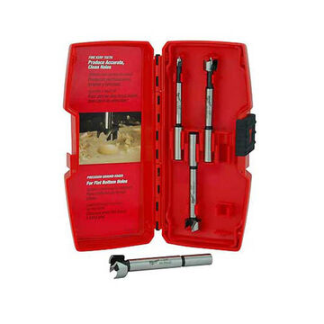 Bit Set Forstner, Steel, Round, 4-piece