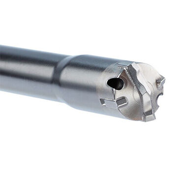 4-Cutter Vacuum Drill Bit, 1/2 in Dia x 13 in lg, Carbide, 10 mm Shank, 7-7/8 in dp Cut