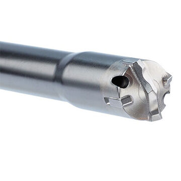 Drill Bit 4-cutter Vacuum, 5/8 In Dia X 23 In Lg, Carbide, 18 Mm Shank, 15.75 In Dp Cut
