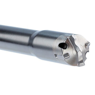 4-Cutter Vacuum Drill Bit, 3/4 in Dia x 23 in lg, Carbide, 18 mm Shank, 15.75 in dp Cut