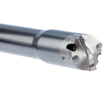 4-Cutter Vacuum Drill Bit, 7/8 in Dia x 23 in lg, Carbide, 18 mm Shank, 15.75 in dp Cut