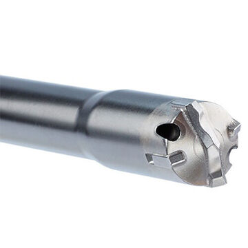 Drill Bit 4-cutter Vacuum, 1-1/8 In Dia X 35 In Lg, Carbide, 18 Mm Shank, 27 In Dp Cut