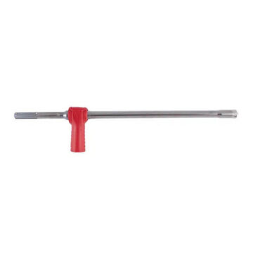 Drill Bit 4-cutter Vacuum, 1-1/8 In Dia X 35 In Lg, Carbide, 18 Mm Shank, 27 In Dp Cut