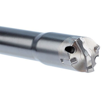 4-Cutter  Vacuum Drill Bit, 1-3/8 in Dia x 35 in lg, Carbide, 18 mm Shank, 27 in dp Cut